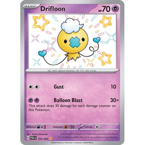 Drifloon (155/091) [SV: Paldean Fates] - PokéBox Australia