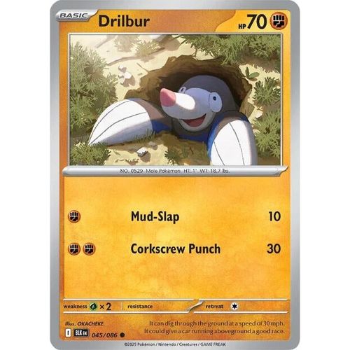 Drilbur (045/086) (SV: Black Bolt) - PokéBox Australia