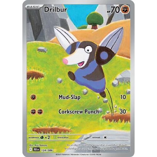 Drilbur (124/086) (SV: Black Bolt) - PokéBox Australia