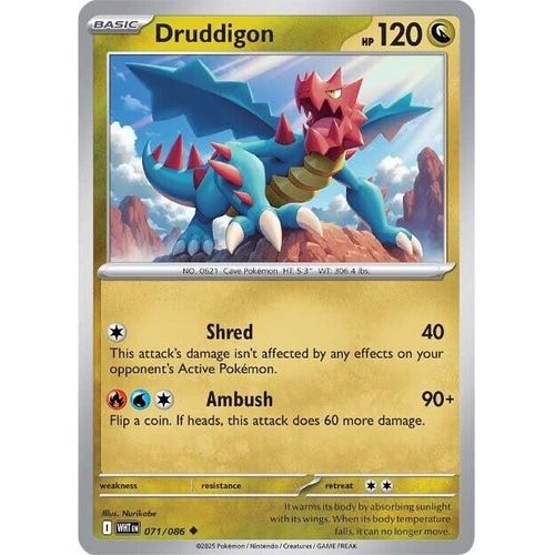 Druddigon (071/086) (SV: White Flare) - PokéBox Australia