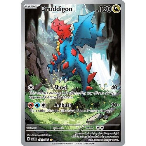 Druddigon (151/086) (SV: White Flare) - PokéBox Australia