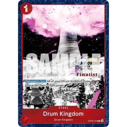 Drum Kingdom (Championship 2024 Finalist Card Set Vol. 2) (OP08 - 020) [One Piece Promotion Cards] - PokéBox Australia