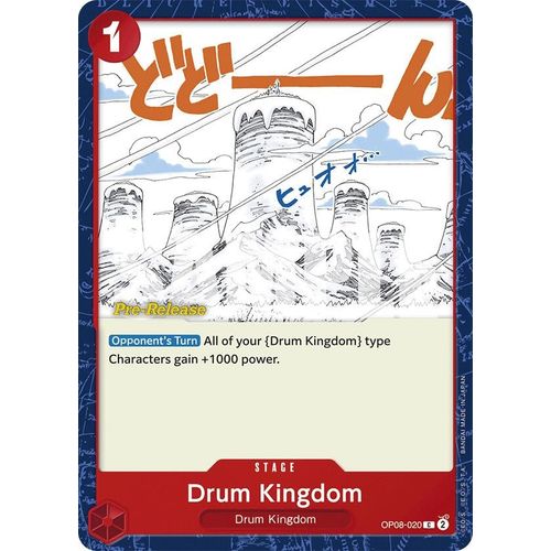 Drum Kingdom (OP08 - 020) [Two Legends Pre - Release Cards] - PokéBox Australia