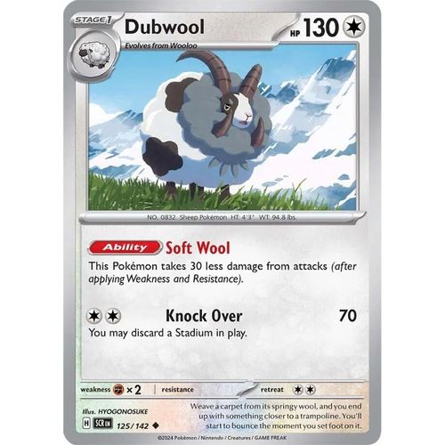 Dubwool (125/142) [SV07: Stellar Crown] - PokéBox Australia