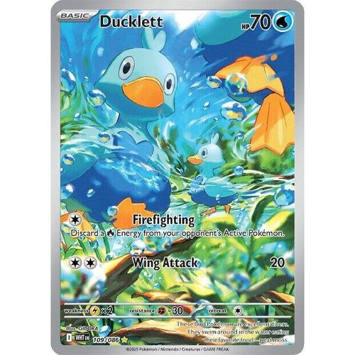 Ducklett (109/086) (SV: White Flare) - PokéBox Australia