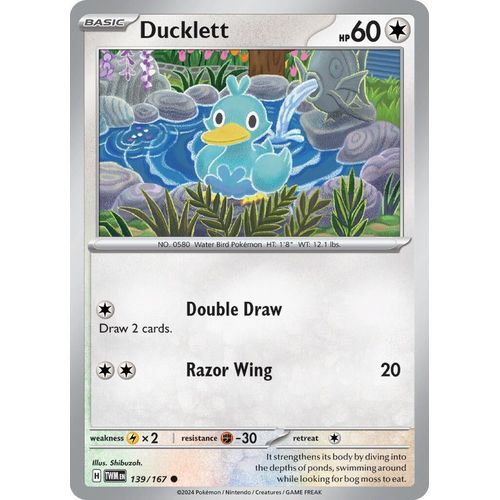 Ducklett (139/167) [SV06: Twilight Masquerade] - PokéBox Australia