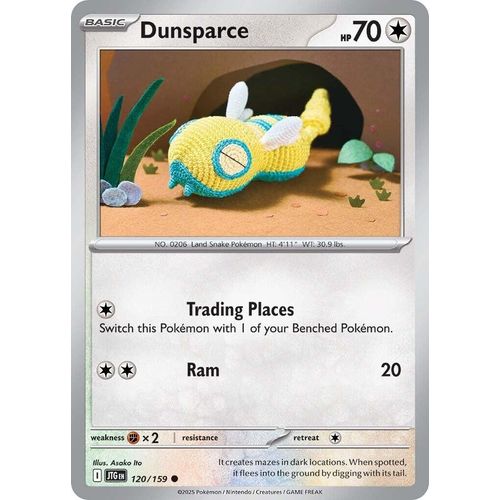 Dunsparce (120/159) (SV09: Journey Together) - PokéBox Australia