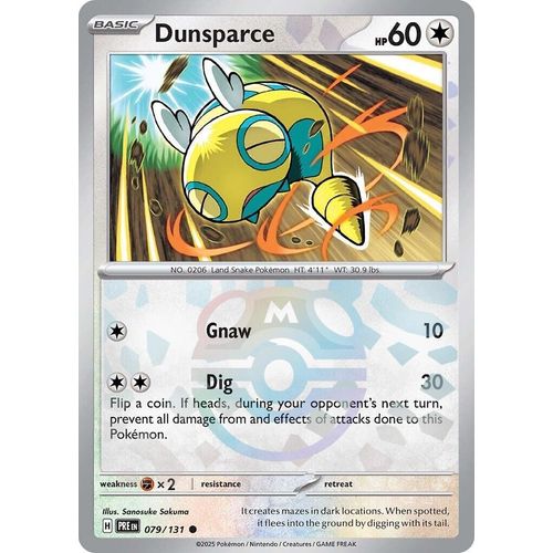Dunsparce (Master Ball Pattern) (079/131) [SV: Prismatic Evolutions] - PokéBox Australia