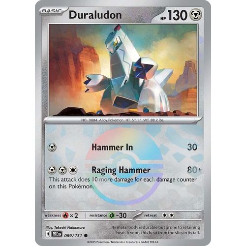 Duraludon (Poke Ball Pattern) (069/131) [SV: Prismatic Evolutions] - PokéBox Australia