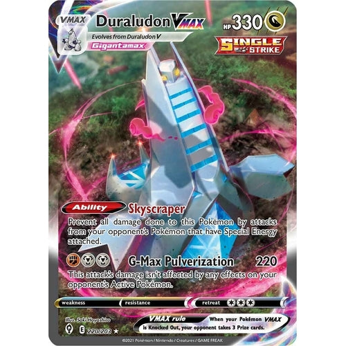 Duraludon VMAX (Alternate Art Secret) (220/203) (SWSH07: Evolving Skies) - PokéBox Australia