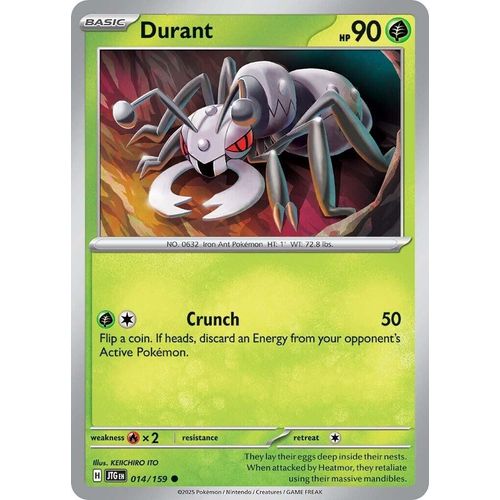 Durant (014/159) (SV09: Journey Together) - PokéBox Australia