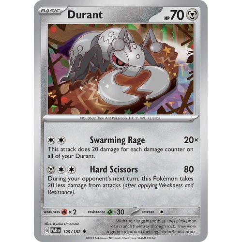 Durant (129/182) [SV04: Paradox Rift] - PokéBox Australia
