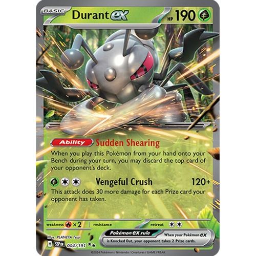 Durant ex (004/191) [SV08: Surging Sparks] - PokéBox Australia