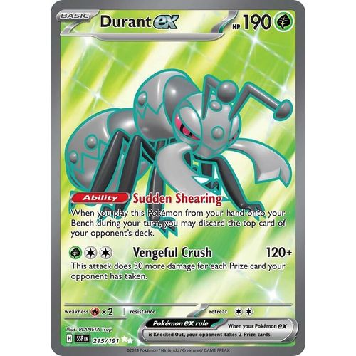 Durant ex (215/191) [SV08: Surging Sparks] - PokéBox Australia