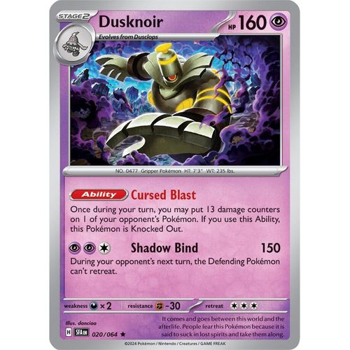 Dusknoir (020/064) [SV: Shrouded Fable] - PokéBox Australia