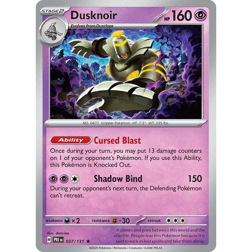 Dusknoir (037/131) [SV: Prismatic Evolutions] - PokéBox Australia