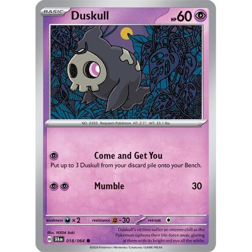 Duskull (018/064) [SV: Shrouded Fable] - PokéBox Australia