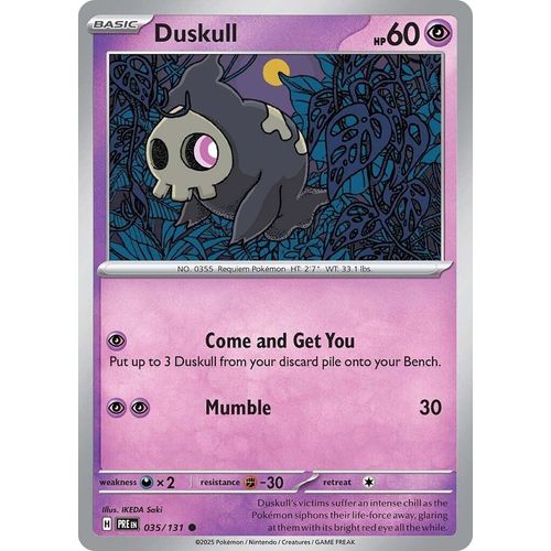 Duskull (035/131) [SV: Prismatic Evolutions] - PokéBox Australia