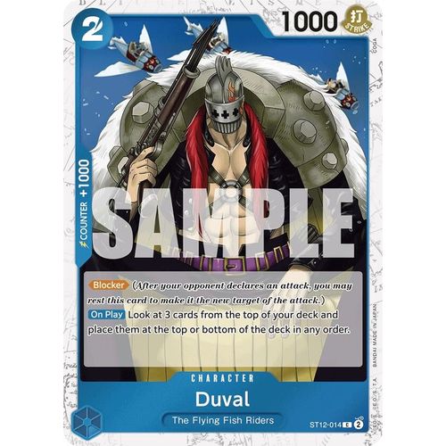 Duval (Jolly Roger Foil) (ST12 - 014) [Premium Booster - The Best - ] - PokéBox Australia