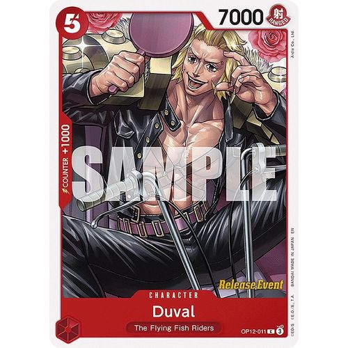 Duval (OP12 - 011) (Legacy of the Master Release Event Cards) - PokéBox Australia
