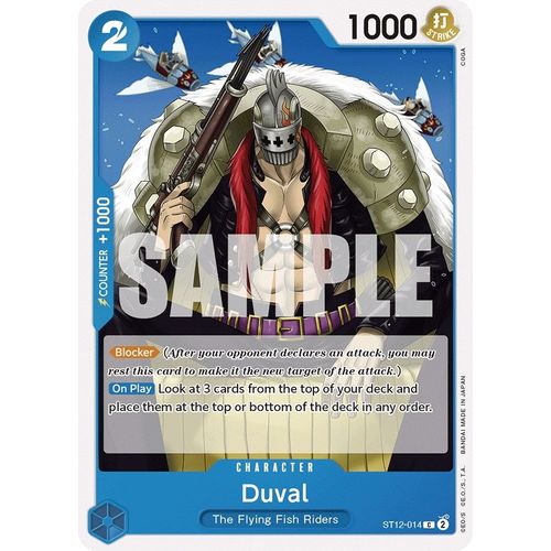 Duval (ST12 - 014) [Starter Deck 12: Zoro and Sanji] - PokéBox Australia
