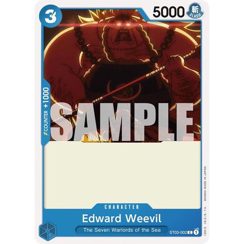 Edward Weevil (3002) [Starter Deck 17: BLUE Donquixote Doflamingo] - PokéBox Australia