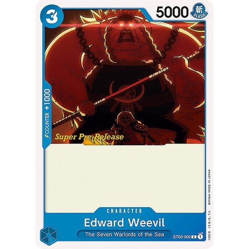 Edward Weevil (ST03 - 002) [Super Pre - Release Starter Deck 3: The Seven Warlords of the Sea] - PokéBox Australia