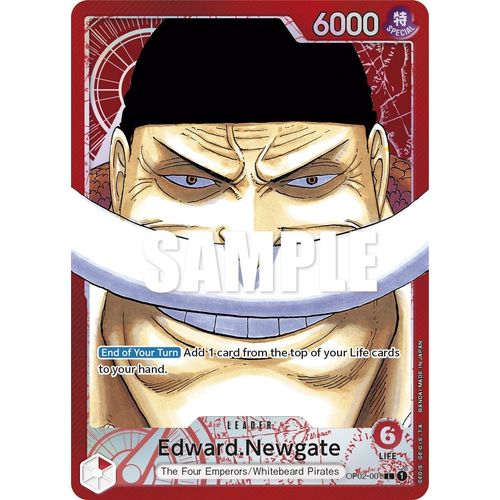 Edward.Newgate (001) (Alternate Art) (OP02 - 001) [Paramount War] - PokéBox Australia
