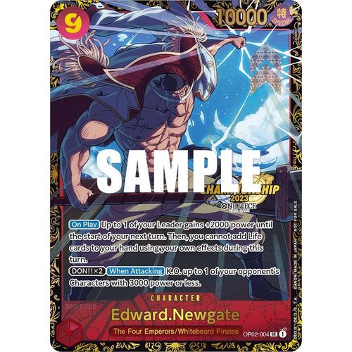 Edward.Newgate (Championship 2023) (OP02 - 004) [One Piece Promotion Cards] - PokéBox Australia