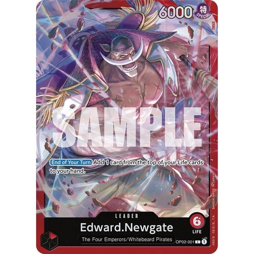 Edward.Newgate (OP02 - 001) (OP02 - 001) [Starter Deck 15: RED Edward.Newgate] - PokéBox Australia