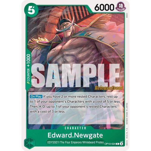 Edward.Newgate (OP10 - 024) [Royal Blood Release Event Cards] - PokéBox Australia