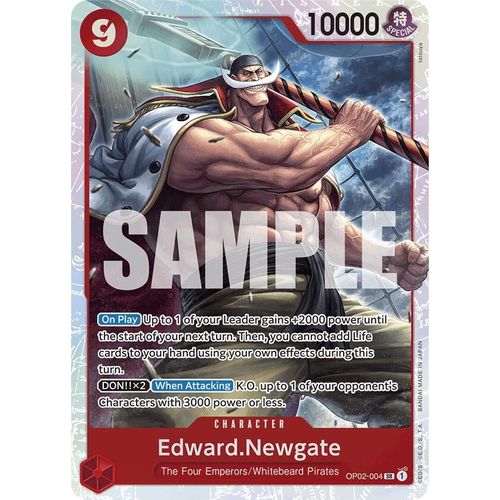 Edward.Newgate (Reprint) (OP02 - 004) [Premium Booster - The Best - ] - PokéBox Australia