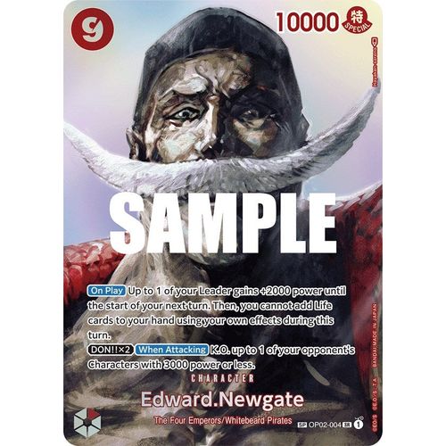 Edward.Newgate (SP) (OP02 - 004) [Kingdoms of Intrigue] - PokéBox Australia