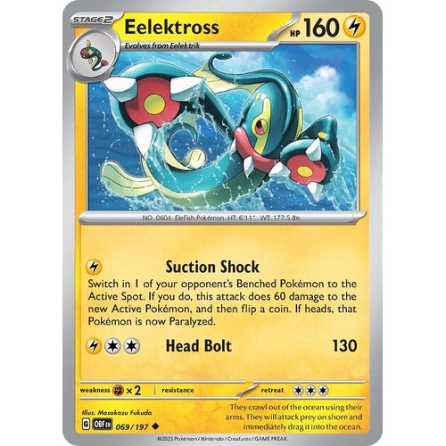 Eelektross (069/197) [SV03: Obsidian Flames] - PokéBox Australia