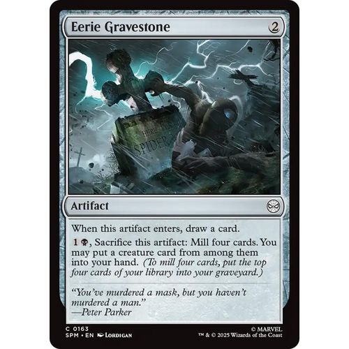 Eerie Gravestone (163) (Marvel's Spider - Man) - PokéBox Australia