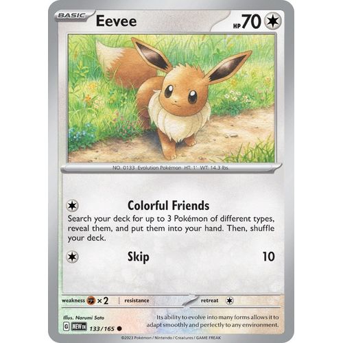 Eevee (133/165) [SV: Scarlet & Violet 151] - PokéBox Australia