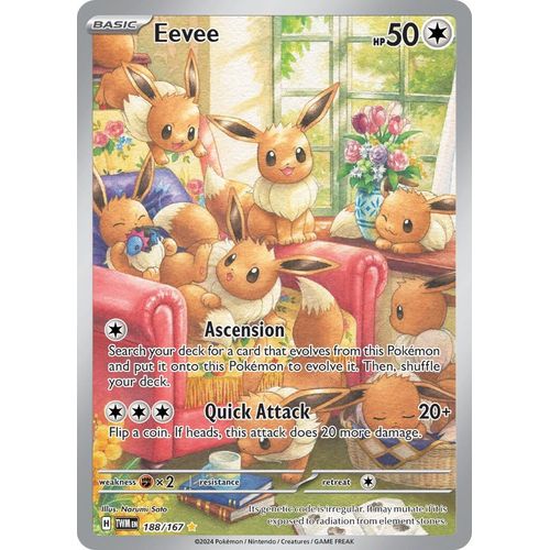 Eevee (188/167) [SV06: Twilight Masquerade] - PokéBox Australia