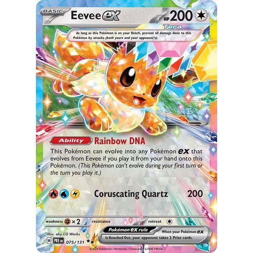 Eevee ex (075/131) [SV: Prismatic Evolutions] - PokéBox Australia