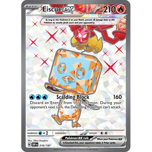 Eiscue ex (210/197) [SV03: Obsidian Flames] - PokéBox Australia
