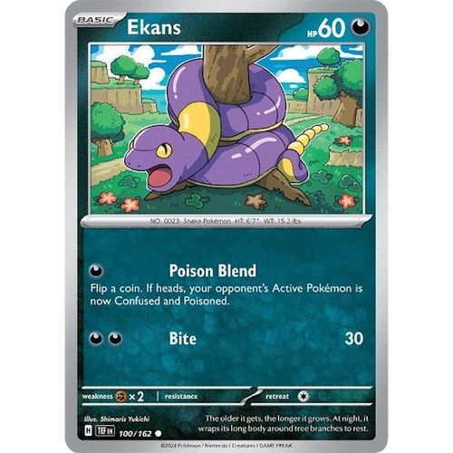 Ekans (100/162) [SV05: Temporal Forces] - PokéBox Australia