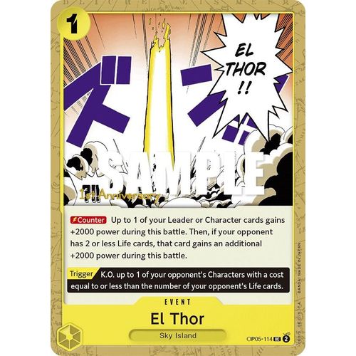 El Thor (OP05 - 114) [Awakening of the New Era: 1st Anniversary Tournament Cards] - PokéBox Australia