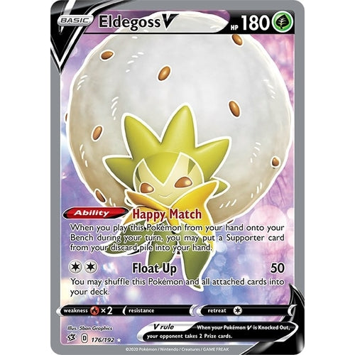 Eldegoss V (Full Art) (176/192) (SWSH02: Rebel Clash) - PokéBox Australia