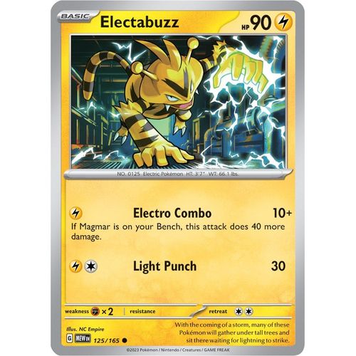 Electabuzz (125/165) [SV: Scarlet & Violet 151] - PokéBox Australia
