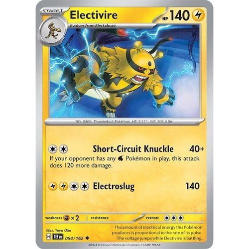 Electivire (054/162) [SV05: Temporal Forces] - PokéBox Australia