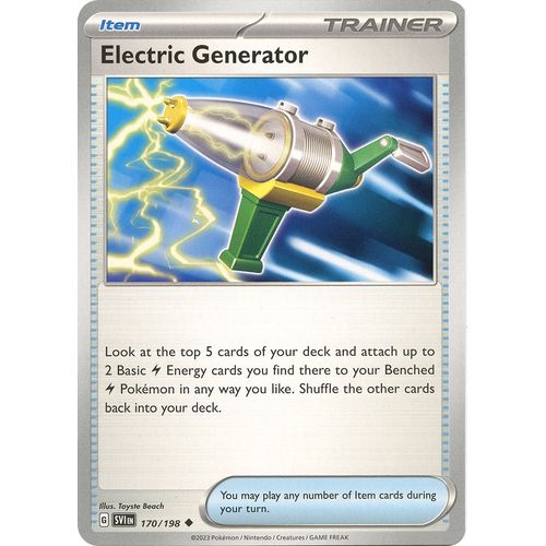 Electric Generator (170/198) [SV01: Scarlet & Violet Base Set] - PokéBox Australia