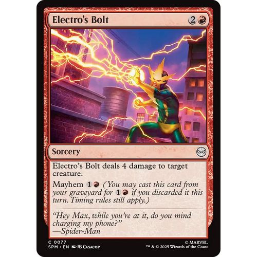 Electro's Bolt (77) (Marvel's Spider - Man) - PokéBox Australia