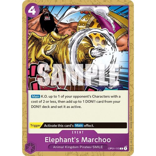 Elephant's Marchoo (OP01 - 115) [Romance Dawn] - PokéBox Australia