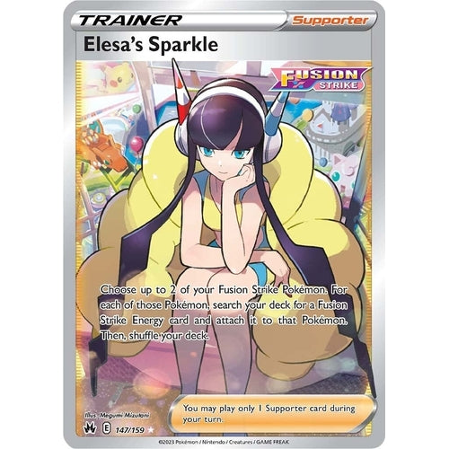 Elesa's Sparkle (Full Art) (147/159) (Crown Zenith) - PokéBox Australia