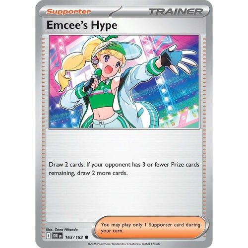 Emcee's Hype (163/182) (SV10: Destined Rivals) - PokéBox Australia