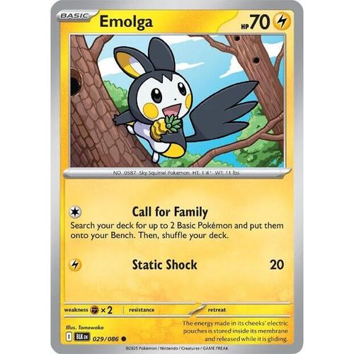 Emolga (029/086) (SV: Black Bolt) - PokéBox Australia
